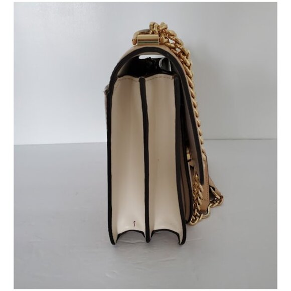 Michael Kors Jade Large Neutral Tri-Color Leather Crossbody - Picture 11 of 15